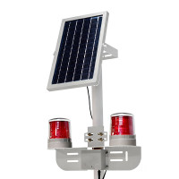 讯博士 TYNSGJBD100 0.5W DC3.7V IP65 ≤75次/min LED 太阳能声光警报灯(计价单位:盏)红白色