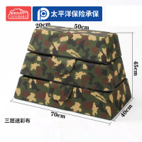 有优贝贝儿童体能训练器材软体跳马箱幼儿园感统跳跃玩具3层防水迷彩布