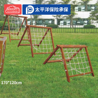 有优贝贝儿童三角爬网小爬网攀岩架木质儿童健身攀爬网架感统训练器材