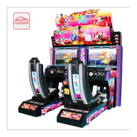 有优贝贝赛车机电玩军营游艺游戏机双人环游