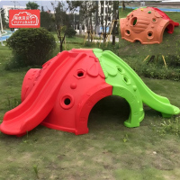 有优贝贝(YUYUBABY)蜜蜂窝双滑道爬坡玩具攀爬架攀岩儿童户外太空仓攀爬310*115cm