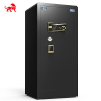 虎牌保险柜家用办公大型型指纹密码保险箱全钢防盗财务专用保密保管柜 博瑞系列 100cm 钢琴黑
