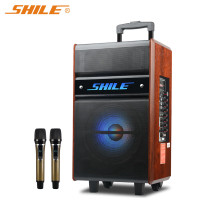 狮乐 SD-5舞台15英寸低音拉杆户外广场舞移动 便携式电瓶音响门店宣传大功率扩音器