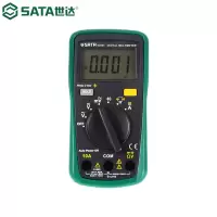 世达(SATA)03005 掌上型万用表 电流表 电工电子式电容表 电阻电压万能表