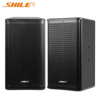 狮乐(SHILE)音箱BX-110专业会议室培训音响 十英寸背景音乐家庭影院专业对箱木质无源音箱一对