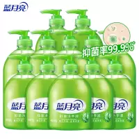蓝月亮芦荟抑菌洗手液 500g*12瓶装 12斤 抑菌率99.9% 泡沫丰富