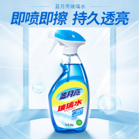 蓝月亮家用玻璃清洁剂擦窗户镜子浴室汽车玻璃水500g+500g