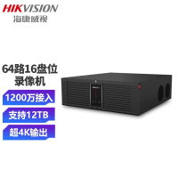 录像机 海康威视/HIKVISION DS-8864N-R16/4K 电源供电 601万以上 黑色