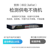 交换设备 海康威视/HIKVISION DS-3E0518P-E 光+电口 以太网 18
