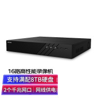 录像机 海康威视/HIKVISION DS-7916N-R4 电源供电 601万以上 黑色