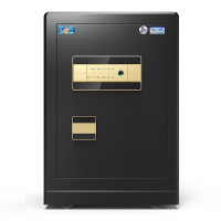 虎牌保险柜家用办公小型国标认证保险箱60cm指纹密码wifi财务专用支持鸿蒙保密柜夹万 尊虎系列 商务黑
