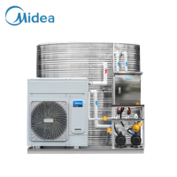 美的(Midea) 空气能热水器一体机商用家用空气能热水器空气源热泵低温机 3匹3吨