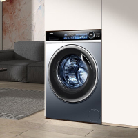 海尔(Haier)精华洗系列 10KG滚筒洗衣机 直驱变频 晶彩屏 清新除皱 EG100MATE85S