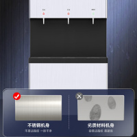 希力商用净水器立式直饮机不锈钢开水器一键排空紫外线杀菌XL-T30