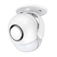 凌防(LFang)KR-P6 店铺家用人体感应无线红外线防盗现场声光报警器大进门窗遥控安防警报 带电源