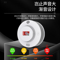 凌防(LFang)SD100-WIFI 无线家用防火浓烟消防火灾烟感探测器手机远程通知