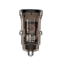 ENGUE 透明迷你车充 车载充电器 EG-CM06 15.5W 灰色