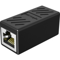 龙云天盾 RJ45网线延长器网线对接头延长转接器网络分接头直通头10个装