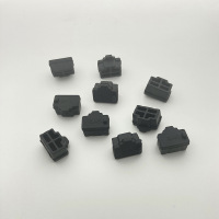 龙云天盾 网线口防尘塞电脑LAN网口堵头路由器封堵器交换机服务器RJ45电口黑色50个