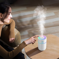 engue流光溢彩加湿器卧室香薰机桌面空气usb小容量小型冬季防干燥 白色EG-020S