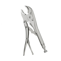 鼎南 光柄圆口大力钳多功能钳子工具手动夹钳7寸