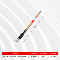 龙云天盾 除冰铲雪铲刀铁铲子5cm宽铲加反光贴木柄