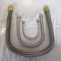 商用天然气燃气管波纹管4分/6分/1寸304不锈钢波纹管金属软管铜管