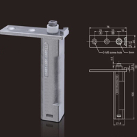 商用冰柜门铰链合页加厚不锈钢冰箱格林斯达星星厨房门轴五金配件