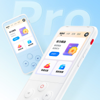 有道听力宝PRO 128G白复读机英语宝听说宝听力随身听学习提升神器口语私教口袋便携式学习机