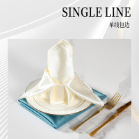 口布酒店专用折花高级感红酒杯擦杯布西餐餐巾布餐盘装饰口巾布