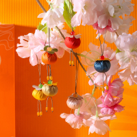 端午节小柿子礼品香包柿柿如意平安符香囊手机挂件随身diy材料包