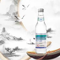 崂山白花蛇草水 草本气泡水无糖饮料 0糖0脂0卡 330ml*24瓶/整箱装 仅限青岛地区