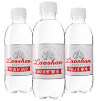 崂山中华老字号饮用天然矿泉水 330ml*24瓶 锶-偏硅酸型矿泉水整箱装 仅限青岛地区