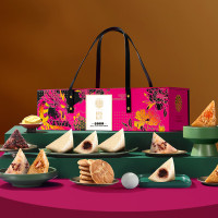 稻香私房粽子礼盒稻香集团鲜肉粽蜜枣粽端午节礼品企业员工福利粽子 端午嘉礼-1590g