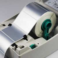 心库亚银PET不干胶标签纸 60mm*40mm*1000张