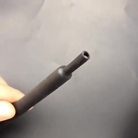 热缩套管2倍热塑缩管 绝缘收缩防水套管 18mm 100m/卷 黑色套管电线保护套管