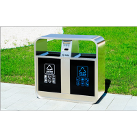君品仕佳户外垃圾桶 201不锈钢室外环卫垃圾箱