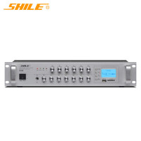 狮乐(SHILE)DV-300六分区控制定压功放机 公共广播吸顶喇叭室外防水音响用300W