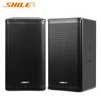 狮乐(SHILE)BX-110专业会议室培训音响 十英寸背景音乐家庭影院专业对箱木质无源音箱一对