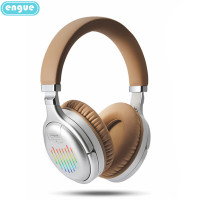 engue恩谷EG-AP10 运动音乐通话蓝牙耳机 头戴式蓝牙耳机无线降噪耳麦电脑游戏运动音乐超长待机通用 咖色