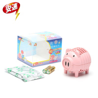 安速小猪风扇电子驱蚊机器+一个驱蚊片(可用90天)家用卧室户外便携电池式防蚊片捕蚊器