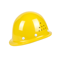 龙云天盾&首盾安全帽工地防砸头盔ABS建筑施工防护头盔安全帽国标圆形 黄色 LYTD-AQM23