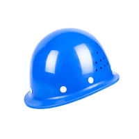 龙云天盾&首盾安全帽工地防砸头盔ABS建筑施工防护头盔安全帽国标圆形 蓝色 LYTD-AQM24