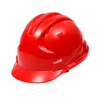 龙云天盾&首盾安全帽工地防砸头盔ABS建筑施工防护头盔安全帽国标三筋透气 红色 LYTD-AQM34
