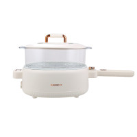 Abereve艾贝丽多功能锅4.5L蒸煮一体锅1500W大火力电炒锅火锅专用涮烤锅[分体式手柄]ABL-DYG45