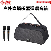 惠度(HuiDu)NB-400L专业电吹管演唱音箱双数字直播录音三分频挎包式带双麦电视伴侣音箱