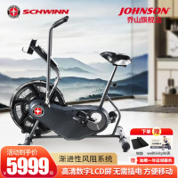 乔山(JOHNSON)旗下SCHWINN十字星家用风阻式动感单车室内骑行自行车健身车AD6i