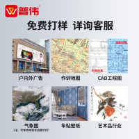 普伟国产写真机喷绘机绘图仪打印机CAD工程图作训地图宣传海报大幅面印刷机喷墨彩印机支持麒麟系统 免费打样咨询客服(不含机
