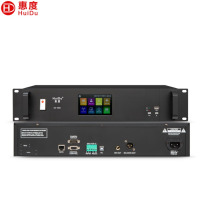 惠度(HuiDu)QH-6900专业无线视像会议系统手拉手话筒无源天线盒远距离视频跟踪阵列高端数字麦克风 主机