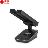 惠度(HuiDu)QH-6900M专业无线视像会议系统手拉手话筒无源天线盒远距离视频跟踪阵列高端数字麦克风 主席